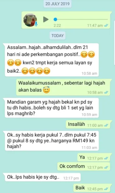 Whatsapp Testimony 2