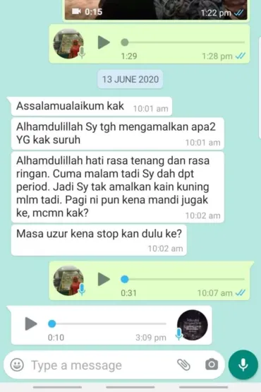 Whatsapp Testimony 16